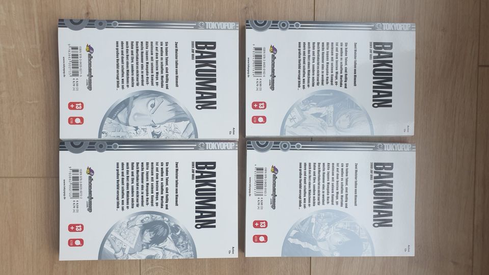 MANGA ~ BAKUMAN 1- 20 ~ komplett 1. Auflage alt Deutsch Ohba/ in Hohenstein