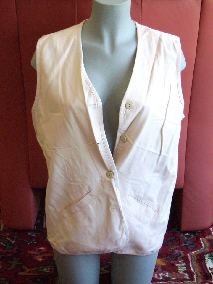 Damen Weste beige, Kenny S., Gr. 38 in Neu Ulm