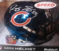 NFL MINI HELM CHROME Chicago Bears Roquan Smith OVP Beckett COA Bayern - Wartenberg Vorschau