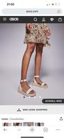 Asos Zweiteilige Espadrilles Sandalen aus Leinen 37 Cremeweiß Hessen - Bad Soden am Taunus Vorschau