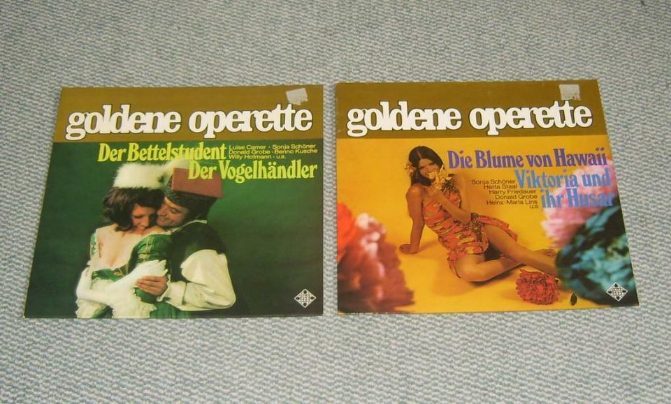 Goldene Operette Schallplatte LP Vinyl Sammlung Stückpreis in Röthenbach