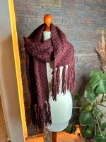 Schal Strick Strickschal Justfab Bordeaux rot Winter Grobstrick Hessen - Liederbach Vorschau