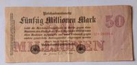 Reichsbanknote Fünfzig Millionen Mark von 1923 Nordrhein-Westfalen - Velbert Vorschau
