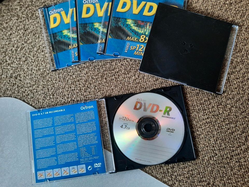 CD DVD DVD-R Rohling Rohlinge Hüllen Schutzhülle Ersatzhülle in Gerzen