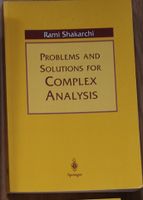 Problems and Solutions for Complex Analysis - Shakarchi Bayern - Veitsbronn Vorschau