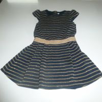 1 festliches Sweatshirt - Kleid , Kurzarm, Gr.110.dunkelblau/gold Kr. München - Brunnthal Vorschau