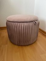 Samthocker Pouf Sitzmöbel rosa von DEPOT Stuttgart - Stuttgart-West Vorschau