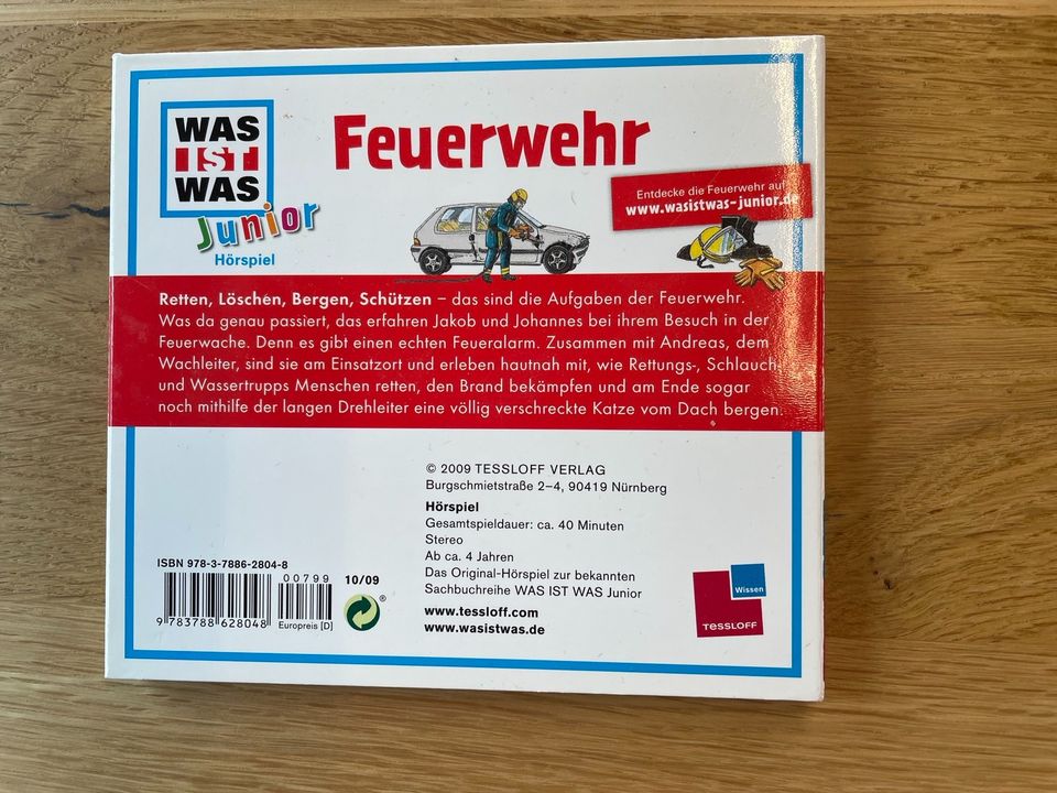 Was ist was Junior Hörspiel Feuerwehr in Aichtal