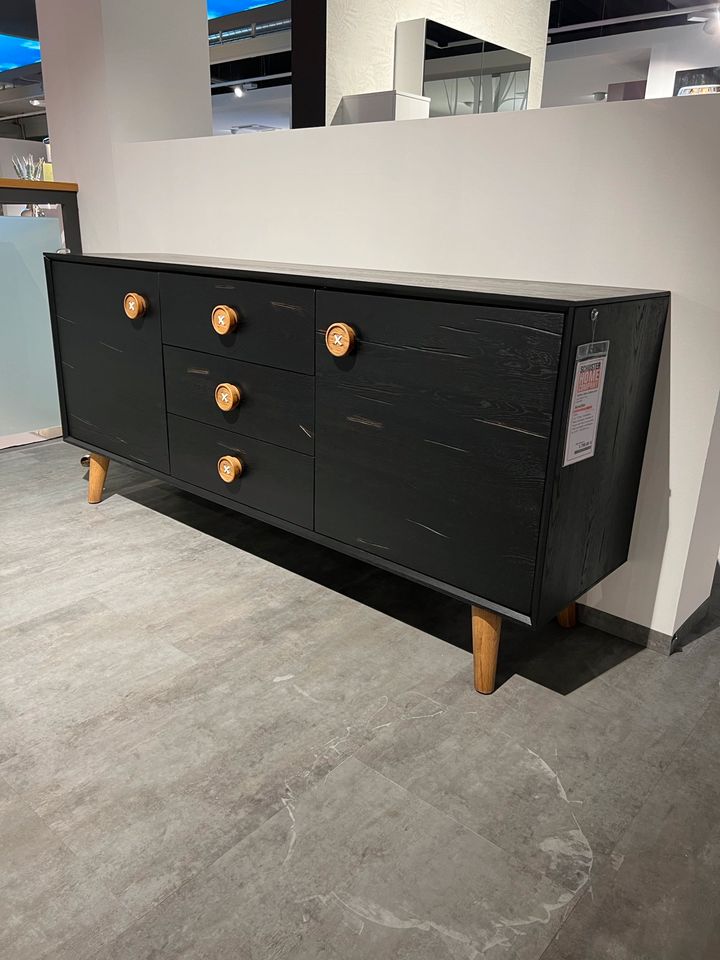 Sideboard NEU Styles United Schrank schwarz Aktion in Ingolstadt