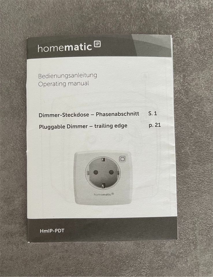 Homematic Dimmer-Steckdose Phasenabschnitt in Albstadt