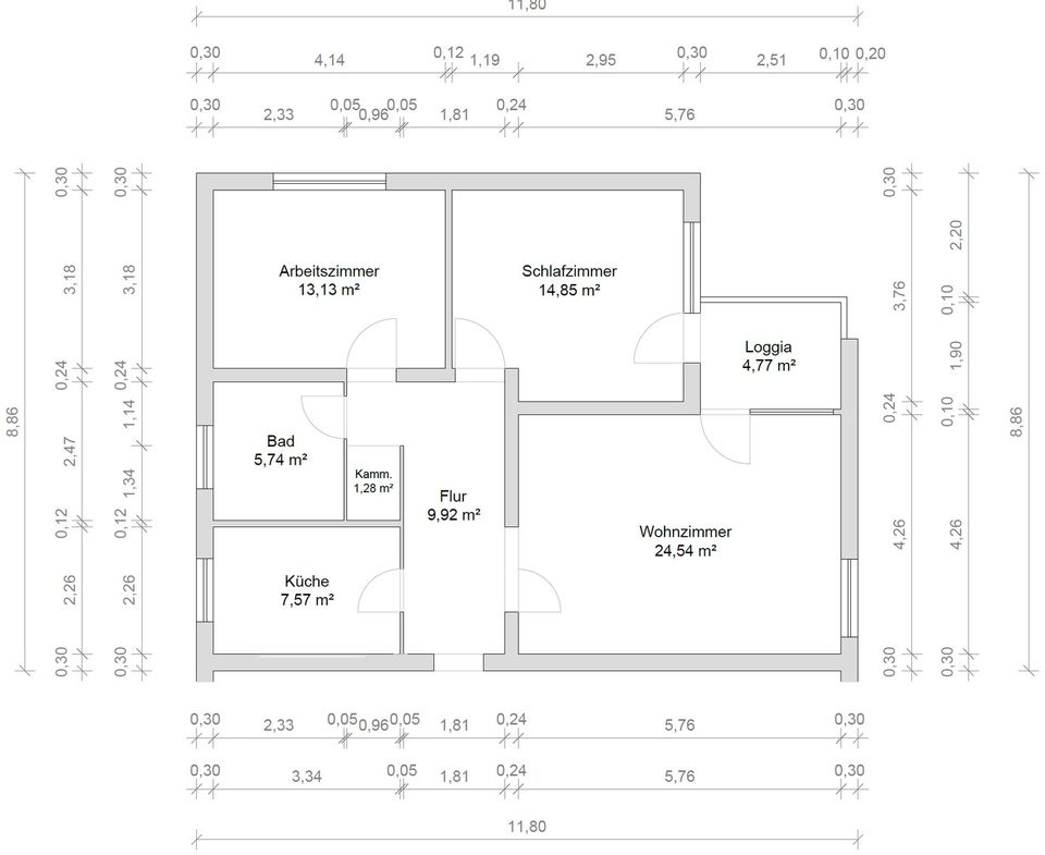 Erstbezug nach Sanierung: Provisionsfreie, wunderschöne & energieeffiziente 3Z-Wohnung Insel Wannsee in Berlin