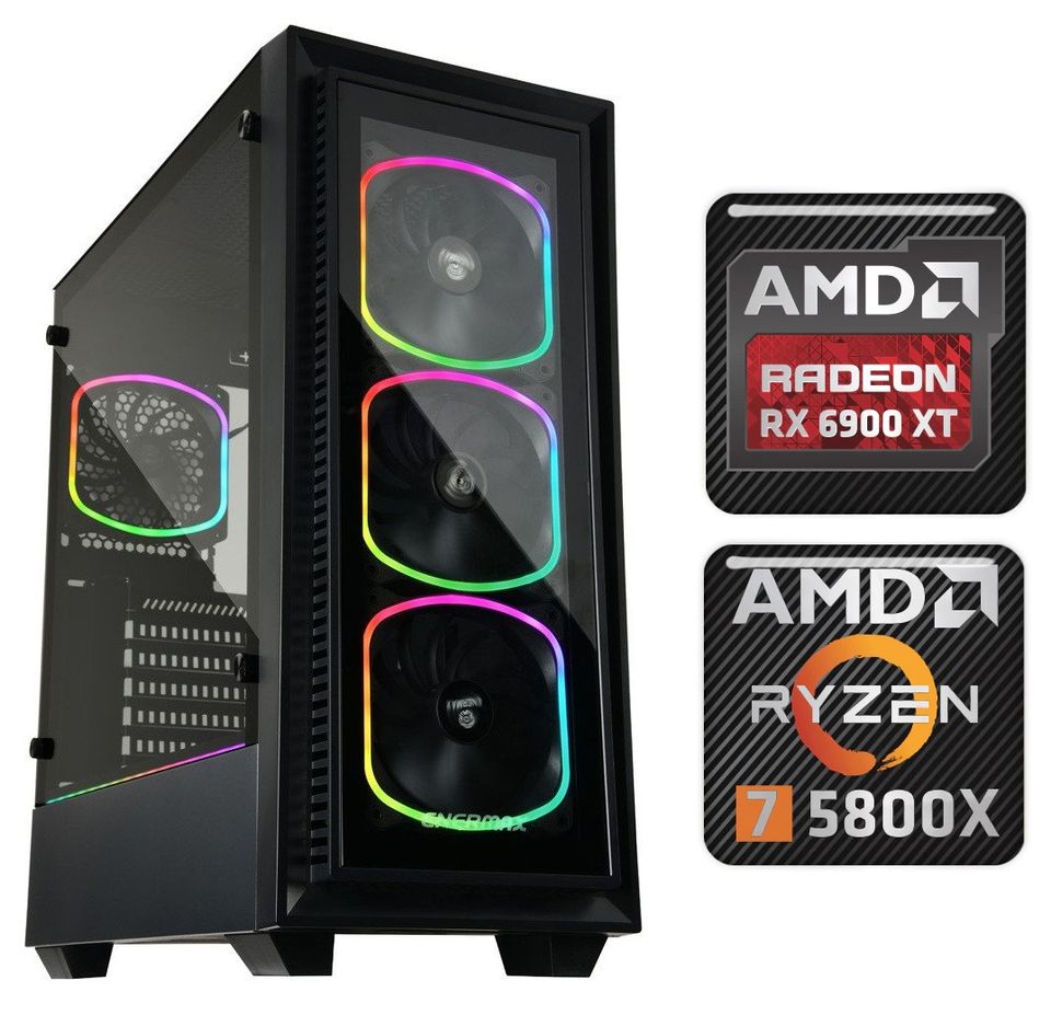 Gaming PC Ryzen 7 5800X, RX 6900 XT, 1TB M.2, 32GB DDR4, AMD B550 in Wilhelmshaven