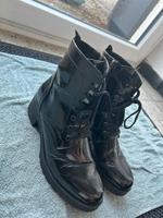 Stiefeletten, Marco Tozzi, schwarz, Lackoptik, Größe 40 Bayern - Waldsassen Vorschau