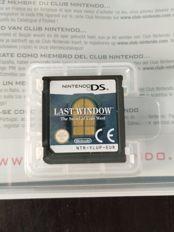 Last Window – Das Geheimnis von Cape West (Nintendo DS) in Glücksburg