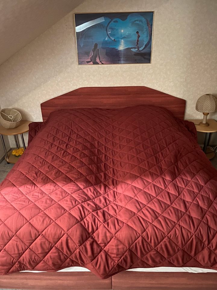 Schlafzimmer boxspringbett doppelbett ehebett französisches Bett in Wassertrüdingen