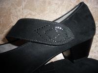 Damen Riemchen Pumps Gr. 38,5 schwarz Brandenburg - Angermünde Vorschau