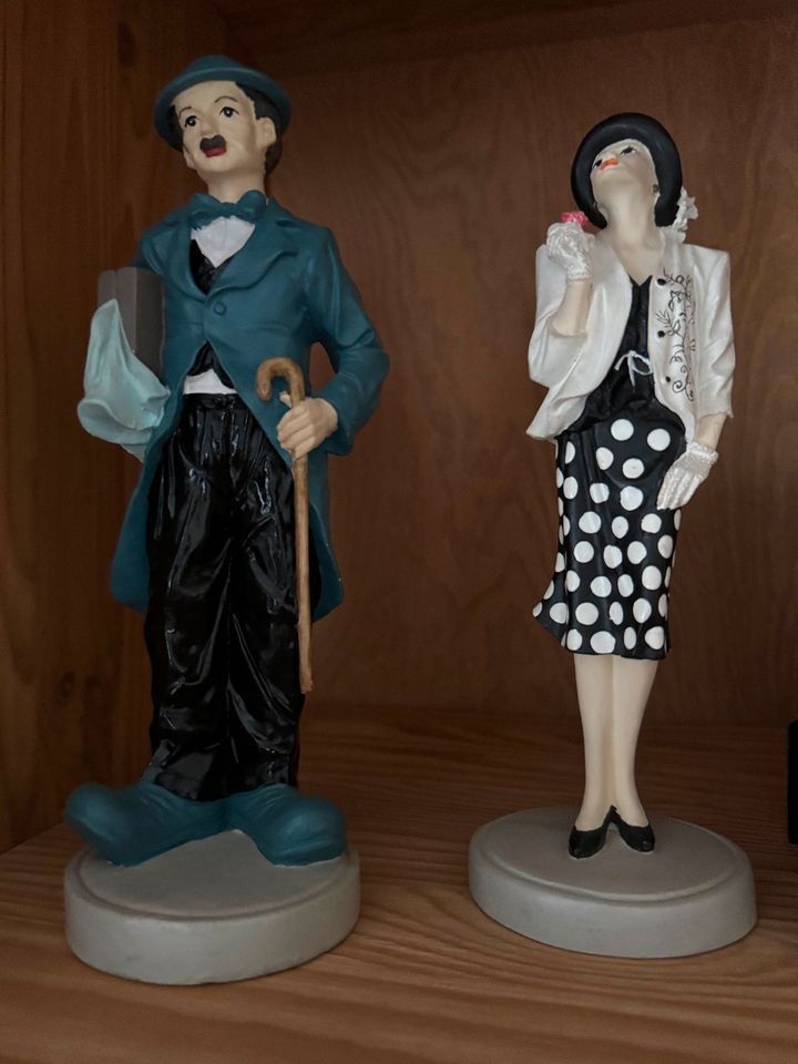 Charlie Chaplin Deko Figur &  Frau Figur in Dortmund