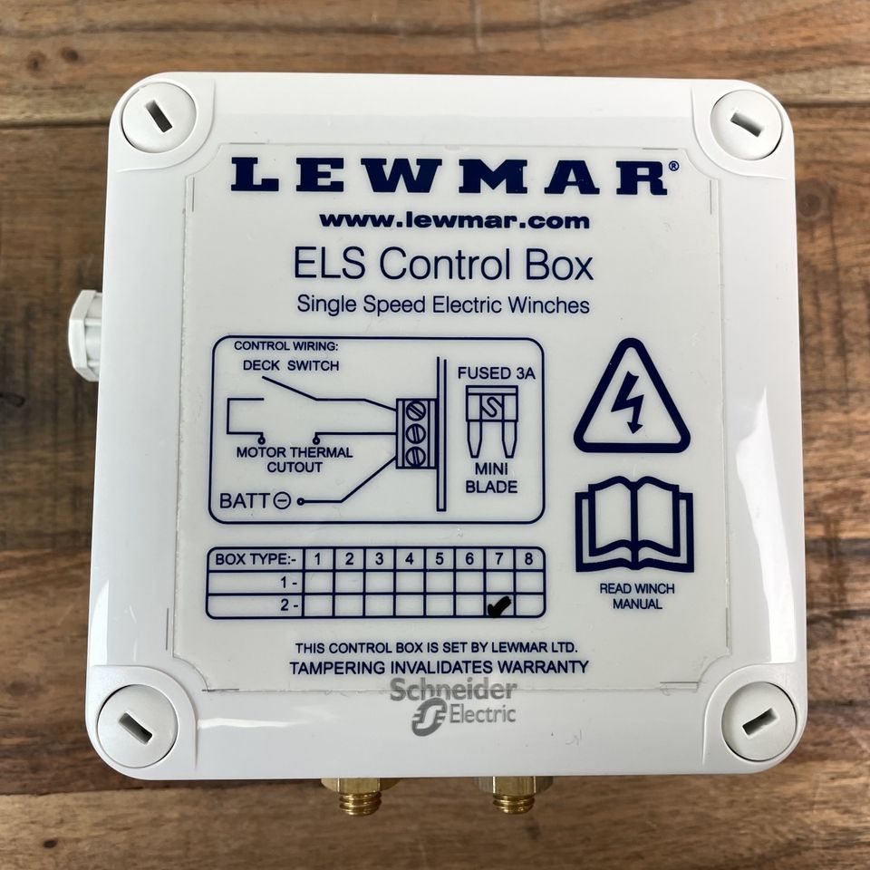 Lewmar 48000229 Winsch Kontrollbox Winde SS ELS Control Box 12V in Havelsee
