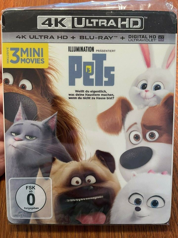 Pets - 4K UHD Blu-ray + Blu-ray  UHD-BLU-RAY- NEUWERTIG in Folie in Schwaig