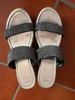 Plateau Schuhe mit Keilabsatz, schwarzen Strassriemchen, Gr. 41 München - Trudering-Riem Vorschau
