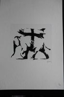 Banksy Lithographie limitiert, handsigniert 50x35 cm Nordrhein-Westfalen - Gronau (Westfalen) Vorschau