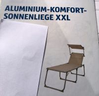 Sonnenliege Aluminium-Komfort-Sonnenliege XXL beige Bayern - Coburg Vorschau