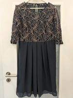 Kleid dunkelblau mit Spitze roségold Gr. 44/46 Bayern - Frensdorf Vorschau
