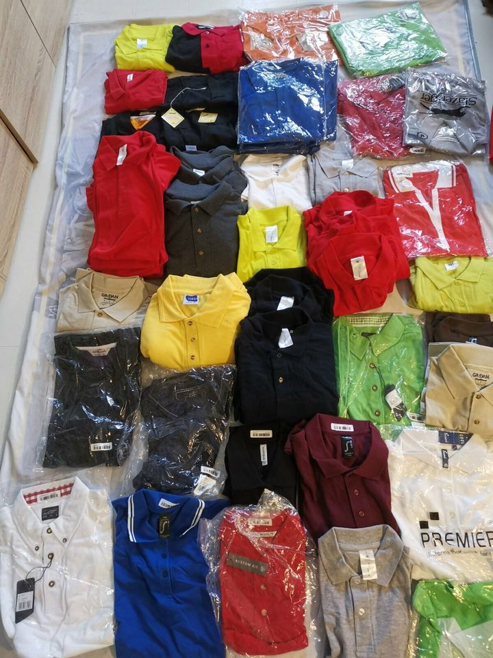 Restposten 67x Marken Poloshirt Shirt Flohmarkt Export k. Retoure in Berlin