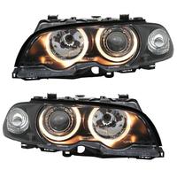 Scheinwerfer Angel Eyes für BMW E46 Coupe Cabrio 99-03 Schwarz Brandenburg - Werneuchen Vorschau