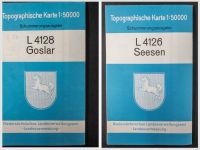 Topographische Karten Goslar & Seesen im Harz 1978 Niedersachsen - Wolfsburg Vorschau