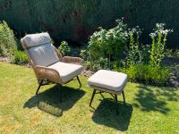 Gartenmöbel Rattan Relaxsessel mit Fußhocker (NEU) Köln - Ostheim Vorschau