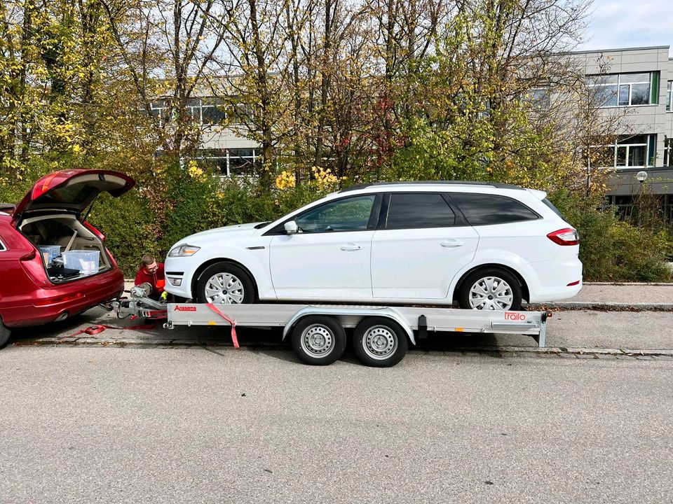 Autotransportanhänger Autoabschlepper KFZ Transport mieten leihen in München