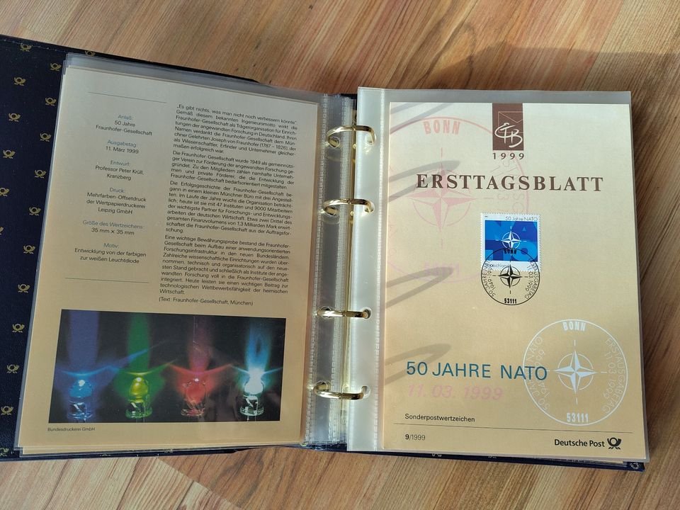 Briefmarkenalbum Ersttagsblätter 1999 Deutschland Ersttagsblatt in Wildberg