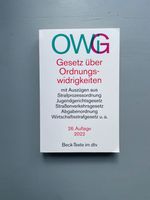 BECK: Gesetz der Ordnungswidrigkeiten (OWG) Stuttgart - Stuttgart-Mitte Vorschau