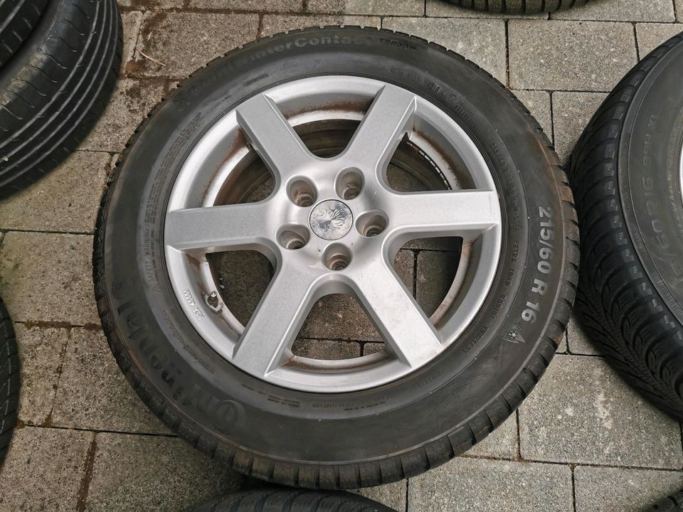 Alufelgen Satz KBA 46661 / ET40 Opel Zafira C 215/60R16 99H M+S in Deizisau 