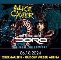 Alice Cooper & Doro Konzert am 06.10.2024 in Oberhausen Nordrhein-Westfalen - Höxter Vorschau