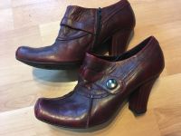 Young Spirit High Heels,Schuhe,Gr.40,echt Leder,Gothic,Bordeaux Nordrhein-Westfalen - Kaarst Vorschau