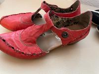 Damenschuhe rot bequem von Rieker - Gr. 38 Thüringen - Königsee Vorschau