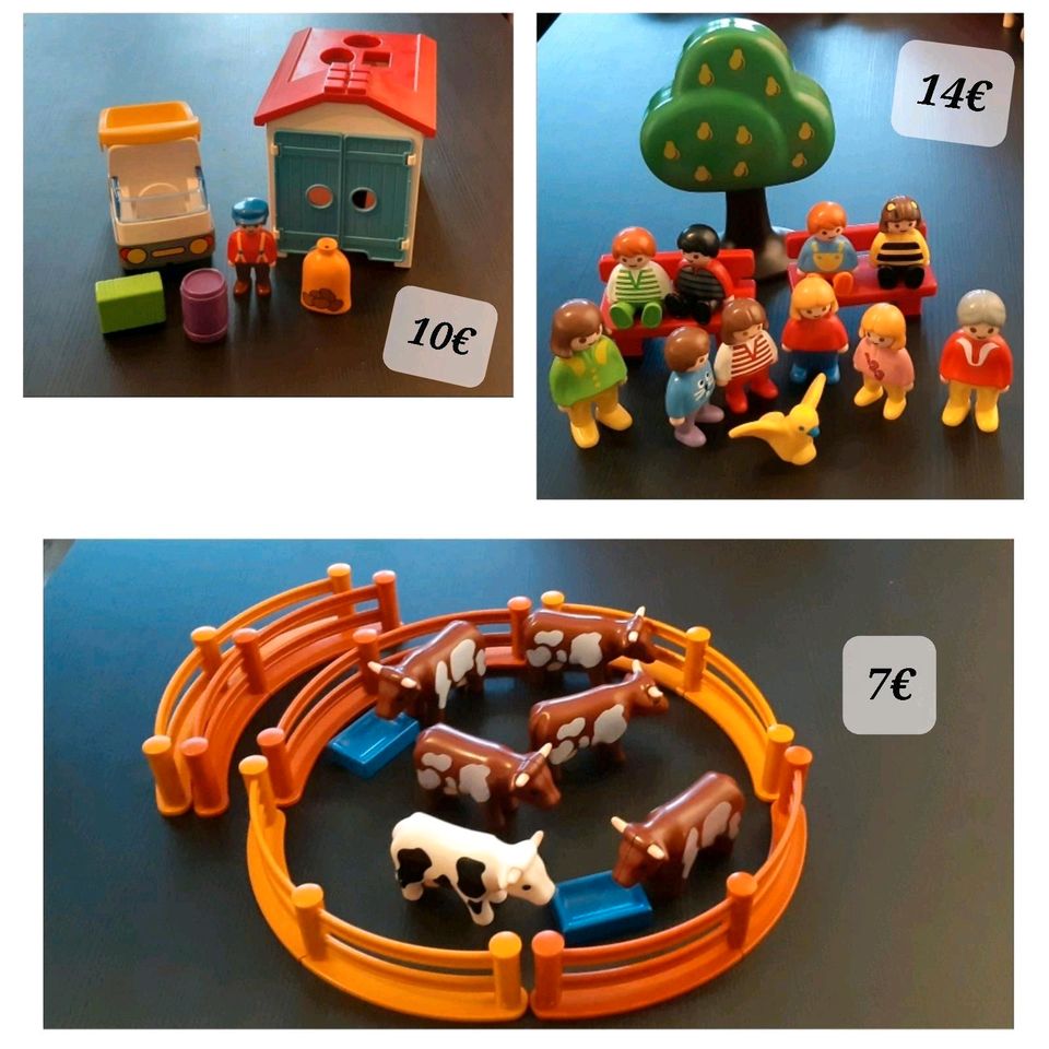 Lego Duplo Spielzeug Zubehör Konvolut Steine Figuren Tiere Pferde in Dinslaken