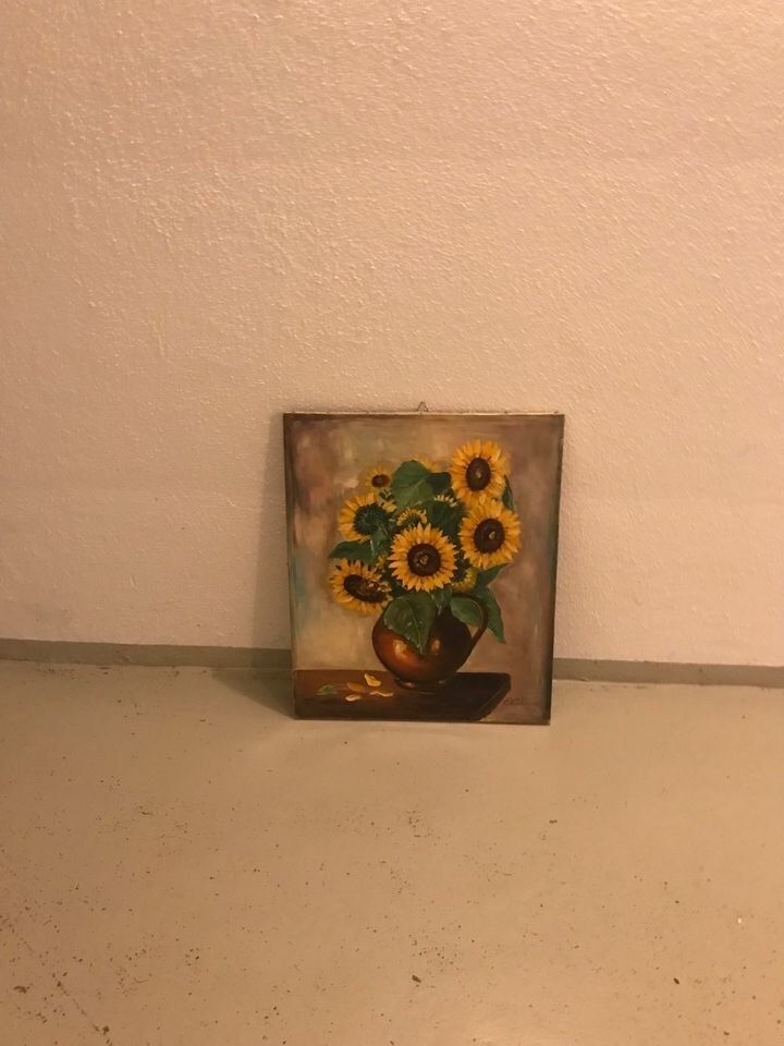 Sonnenblumen, Ölbild in München