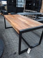 Esstisch 180x90 Holztisch Massiv Holz Metallfuß #382 320€* Nordrhein-Westfalen - Hagen Vorschau