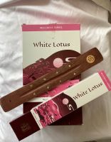 White Lotus indische Räucherstäbchen mit Halter Hamburg - Harburg Vorschau