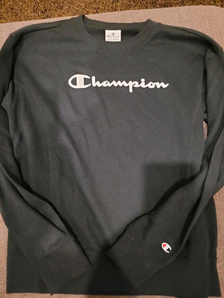 SWEATSHIRT Champion Gr. 174 -179 cm Pullover schwarz Junge Hoodie in Gronau (Westfalen)