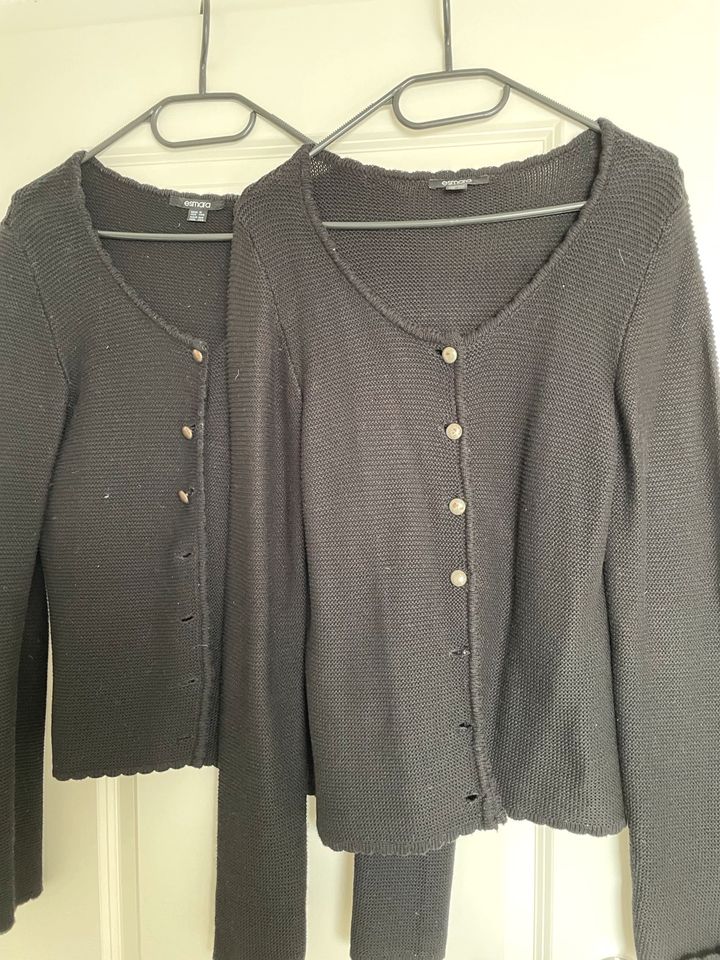 Strickjacke Dirndl schwarz 36/38 in Wiemerstedt