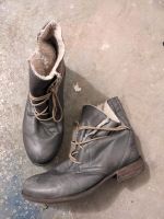 Graue echt Leder Boots 37 Rostock - Schmarl Vorschau