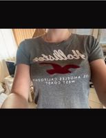 Hollister T-Shirt grau XS Hessen - Bad Nauheim Vorschau