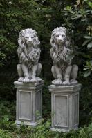 ⚜️ Steinfiguren Gartenfiguren Löwen Steingus Niedersachsen - Bramsche Vorschau