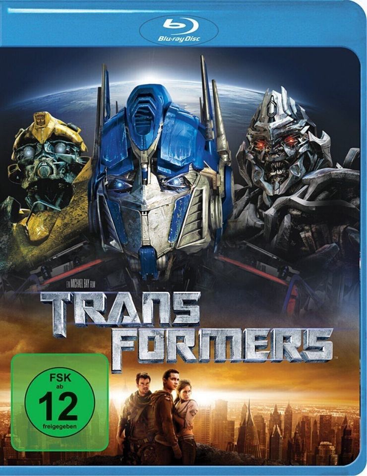 Transformers 1 - Shia LaBeouf Blu-ray mit Wendecover ohne FSK Log in Bad Reichenhall