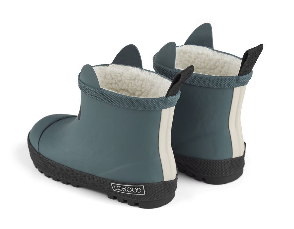 Liewood Jesse Gummistiefel gefüttert Blau Gr. 26 Regenstiefel Whale Blue NEU in Centrum