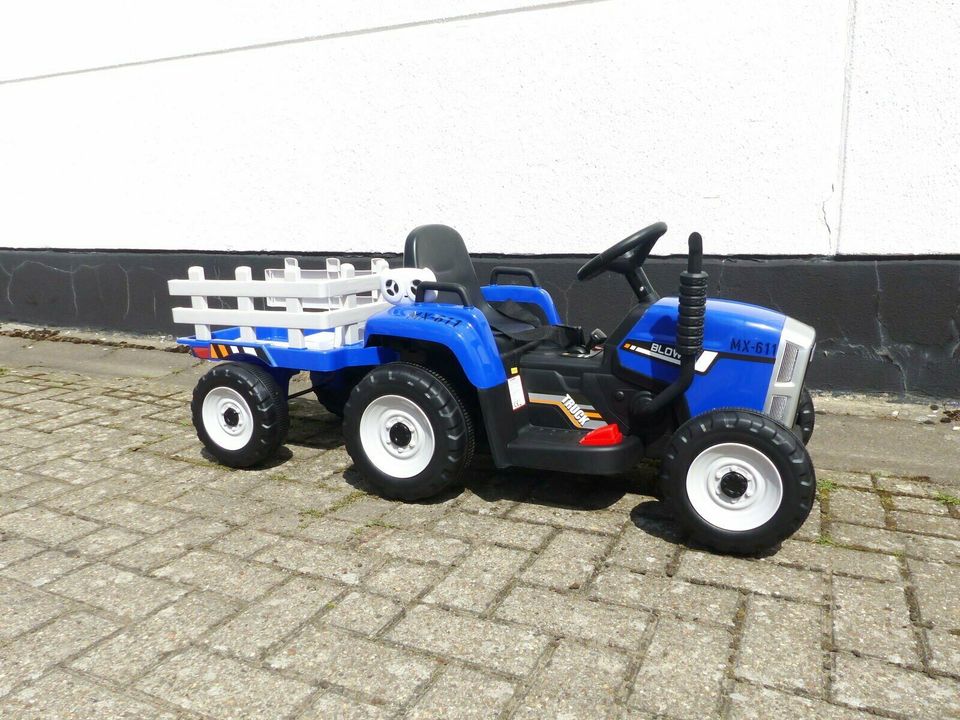 Kinder Elektroauto Traktor Kinderauto Kinderfahrzeug Elektro2x25W in Greven